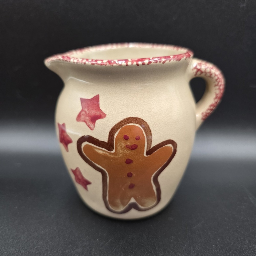 Loomco Gingerbread Man Creamer Pitcher 4.25" Christmas Holiday Replacement